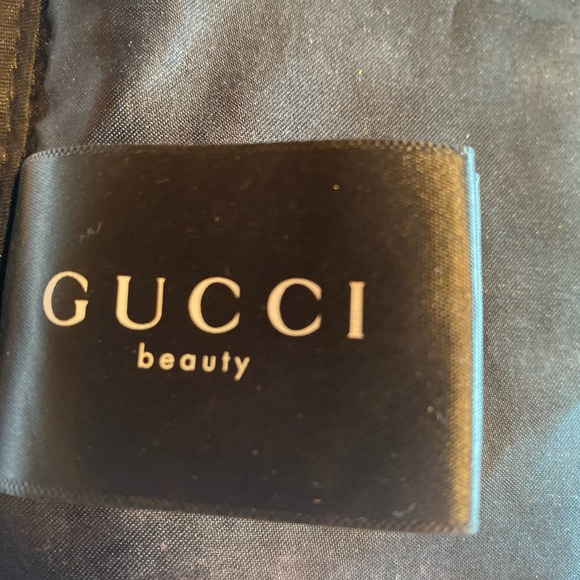 Gucci Bags Gucci Beauty Black Velvet Makeup Bag Poshmark